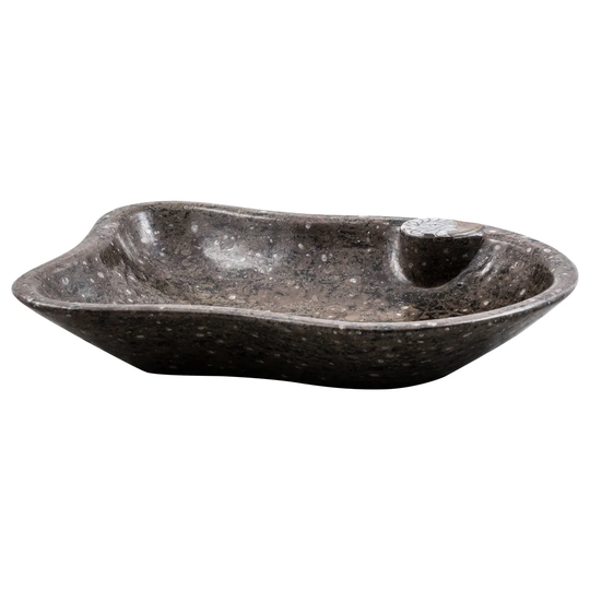 Jarvis Polished Brown Stone Bathroom Sink