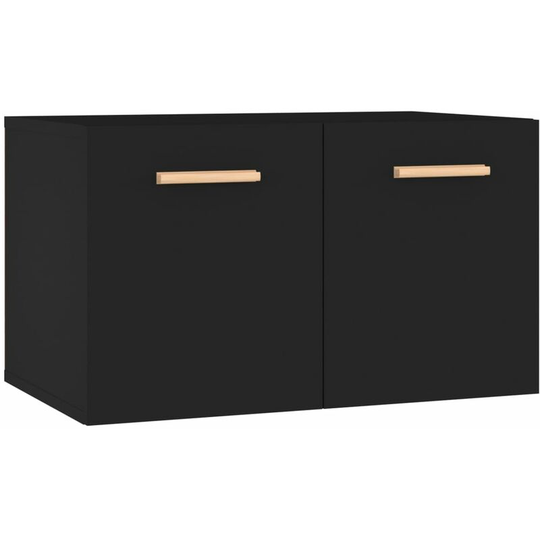 Vidaxl - Wall Cabinet Black 60x36.5x35 cm Engineered Wood Black