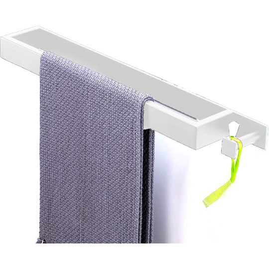 304 Stainless Steel with Hook Towel Rings Without Drilling Chrome-plated Towel Rail Towel Holder Bath Towel Ring Holder for Bathroom-Mirror light