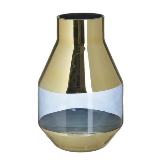 Golden Glass Table Vase