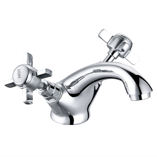 NRG - Traditional Bathroom Basin Sink Mixer Tap Vintage Faucet Chrome