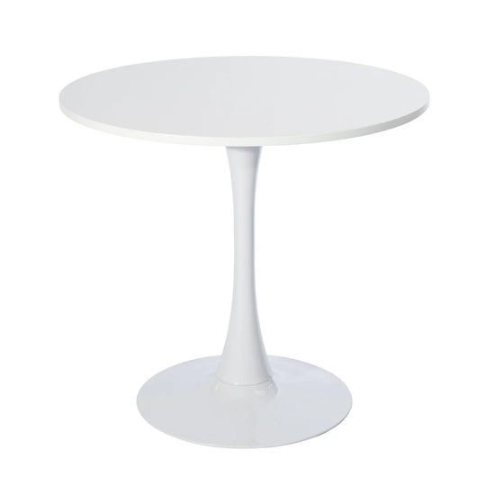 Side Table Round Coffee Table Bedside Table Small,Sofa Side Table For Living Room Bedroom Or Office(White)