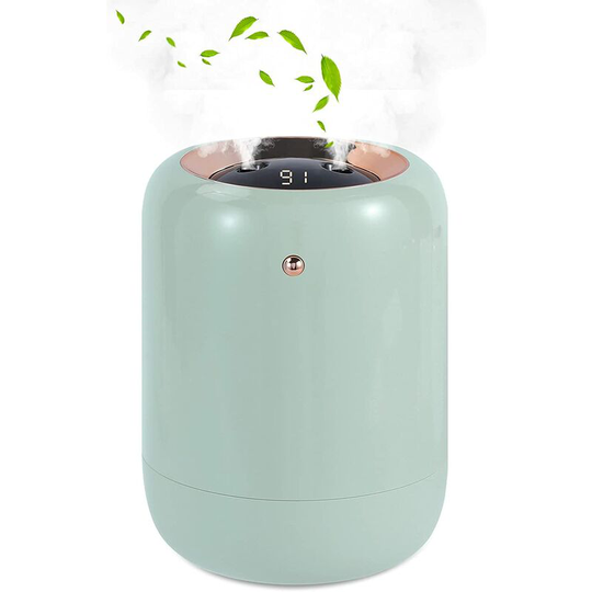 Sunflowergb - Bedroom Humidifier, Cool Mist Humidifier, 1L Wireless Quiet Humidifier with Battery for Baby Desk, 2 Spray Modes and 4 Timers, Auto
