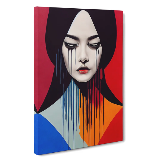 Painted Woman No.2 Abstract