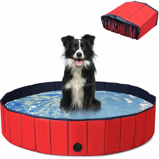 Xxl Foldable Pet Bath Swimming Pool Leak-proof Dog Puppy Bathtub Indoor Outdoor