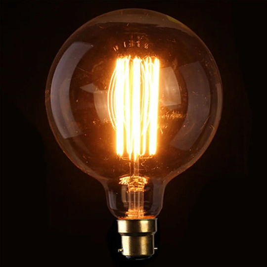 Wrights G125 Incandescent B22 40W Bulb 2 Pack