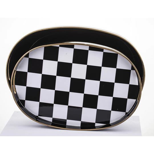 2 Piece Serving Tray Set