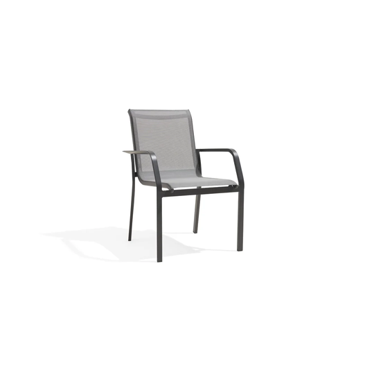 Denette Stacking Patio Dining Armchair