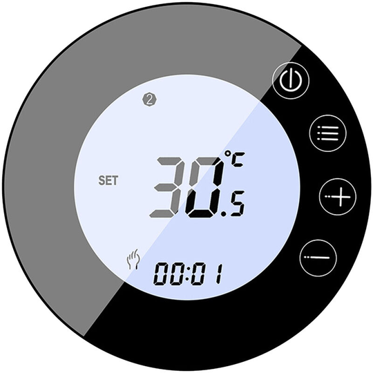 Superseller - wifi Intelligent Thermostat with lcd Display Smart Heating Radiator Thermostat app Control ProgrammableDigital Programmable Thermostat,