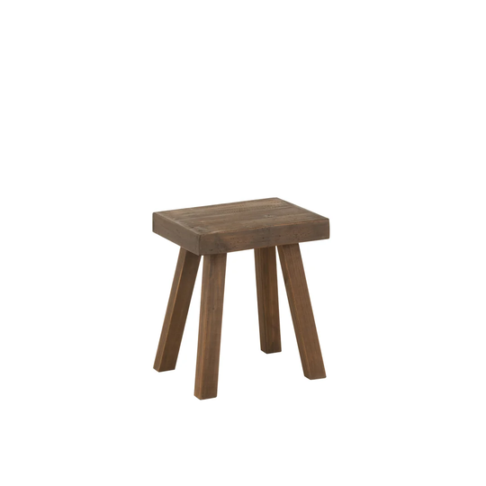 Bronstein Solid Wood Stool