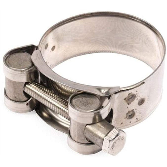 Kartokner - Stainless Steel Hose Clamp, Adjustable Stainless Steel Hose Clamps Clips Silver Hose Clamp for Water Hose Gas Tank Washing Machine