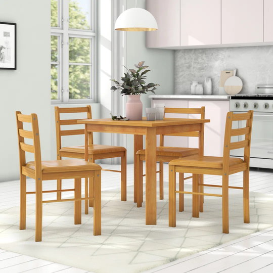 Bert Dining Set with 2 Chairs