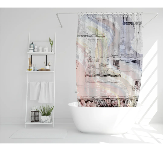 Wivenhoe Polyester Shower Curtain Set