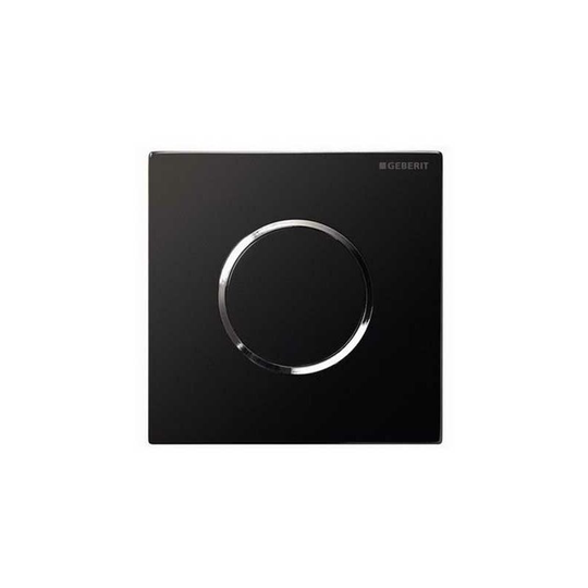 Geberit - Sigma 10 Hytouch Hand Operated Pneumatic Urinal Flushing Control - Black