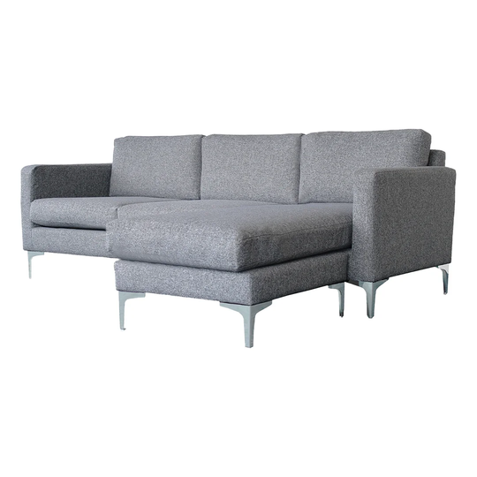 Wann Scandi Style 4 Seater Chaise Modular Fabric Universal Corner Sofa