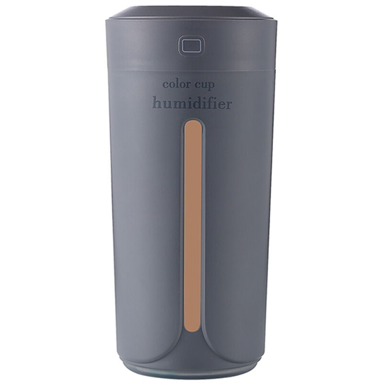 Usb Ultrasonic Home Office Car Humidifier Air Diffuser Purifier Atomizer w led Gray,model:Grey