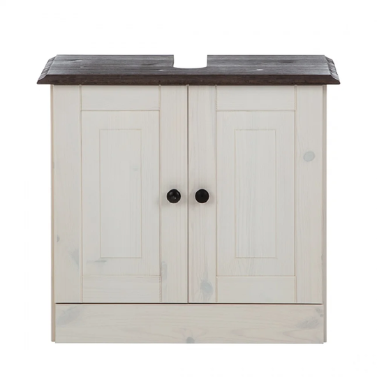 Vernita 60Cm W x 55Cm H x 30Cm D Solid Wood Back to Wall Toilet Unit