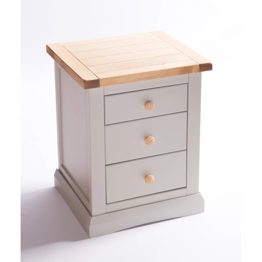 Hamish 3 Drawer Bedside Table