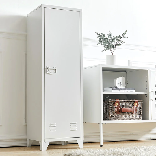Larock 1 -Door 3 -Shelf Storage Cabinet