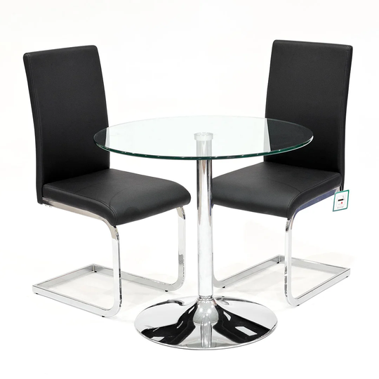 Carnot Dining Set with 2 Chairs