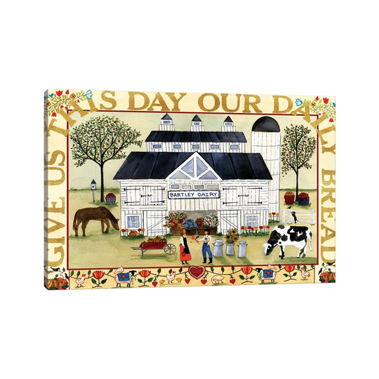 Bartley Dairy by Cheryl Bartley - Painting on Canvas