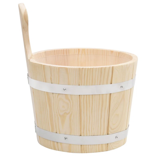 Forbis August Grove Sauna Bucket And Ladle Set