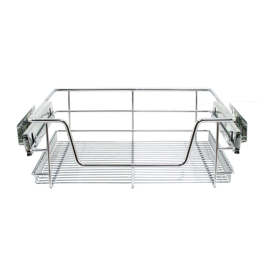 3 X Belfry Kitchen Kitchen Pull Out Storage Baskets - 600Mm Wide Cabinet