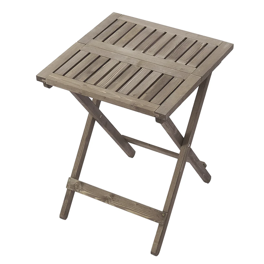 Glazier Folding Wooden Bistro Table