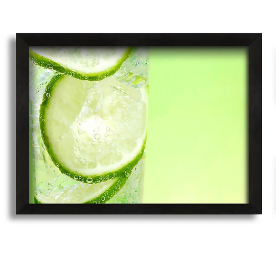 Fresh Lemonade With Lime Framed Print