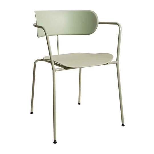 Set Of 2 KINGS CROSS Armchairs In Metal With Polypropylene Back And Seat