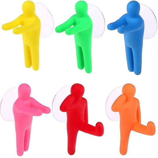 Fun Colorful Toothbrush Holder Set For Kids, Perfect For Motivating(6pcs-random Color)