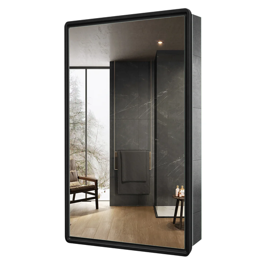 Enrichetta 55.88cm x 76.2cm Mirror Cabinet