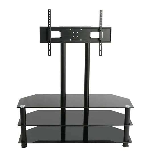 Cantilever Glass TV Stand for TVs up to 60"