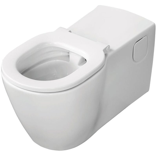 Concept Freedom Elongated Rimless Wall Hung Toilet with Ring - White - Ideal Standard