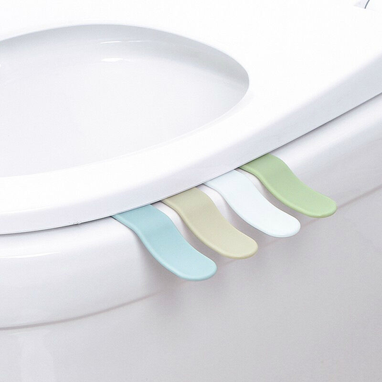 8 Pack Fashion Toilet Seat Lifter, Avoid Touching The Toilet Seat Handle, Seat Cover Lifter, Clean Hygienic Handle, Adhesive, Hygiene (Four Colors).