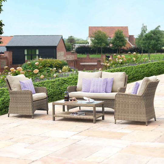 Dulce Heritage Square Rattan Sofa Set
