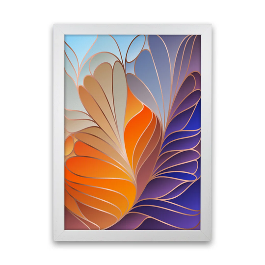 Colourful Art Deco III - Graphic Art Print on Paper