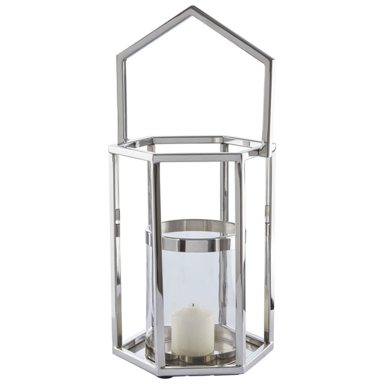 Francesca Glass and Metal Lantern