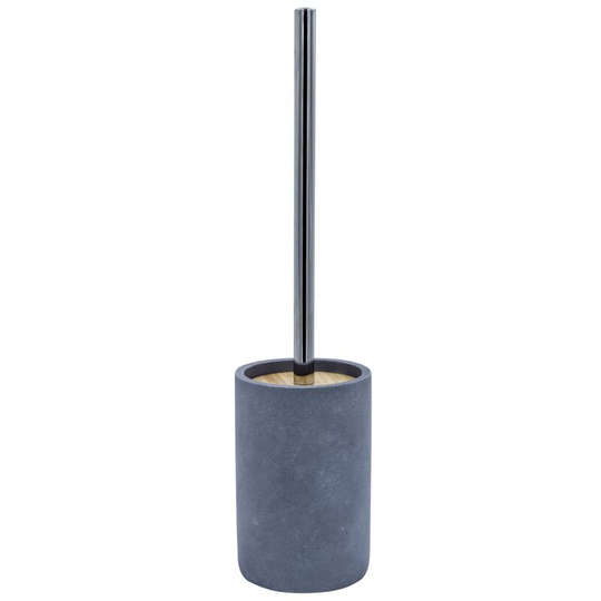 Toilet Brush with Holder Cement Grey Ridder Grey