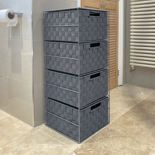 4 Drawer Large Storage Cabinet