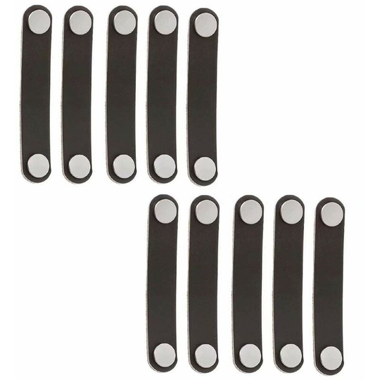 10pcs 96mm Retro Leather Drawer Door Handles / Knobs / Handles / For Wardrobe Closet Briefcase Suitcase Wine Cabinet Wood Box Gift Box Shoe Box