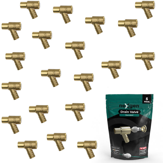 Standard 15mm Drain-off Valve ( s) - 20 Trade Pack - Nexgen