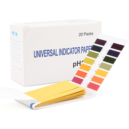 Betterlife,Sunflower pH 1-14 Paper Strips Booklet- Ideal for testing many common substances including lemon juice, milk, liquid detergent etc,(4 pcs)
