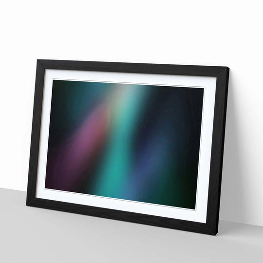 Blue Abstract 1 Framed Graphic Art