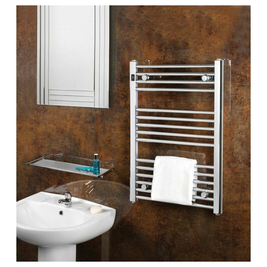 SupaPlumb Chrome Straight Towel Rail 400 x 800mm - SPTR5A
