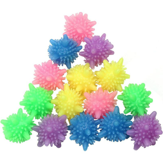 20 washing balls Washing machine Clothes cleaning balls 4.5cm magic pvc friction decontamination anti winding clothes washing ball