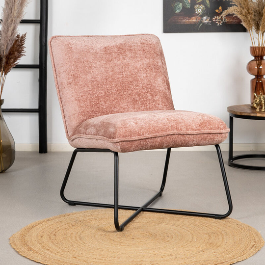Modern Armchair Sophie Pink - Pink