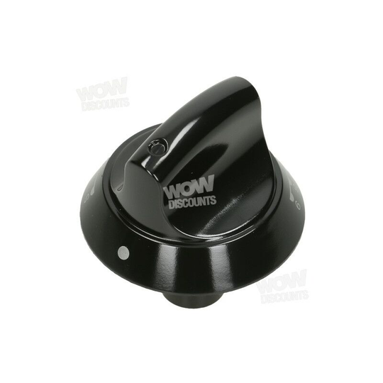 Hotpoint Hotpoint Oven Black Main Oven Control Knob. Genuine part number C001943 - 0