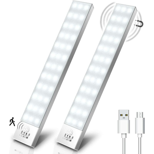 72 led Closet Light, 4 Modes led Cabinet Lights with Motion Sensor, Kitchen Sensor Closet Lights, Night Light for Closet, Wardrobe, Stairs and