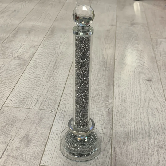 New Design Square Crushed Crystal Diamond Free-Standing Paper Towel Holder